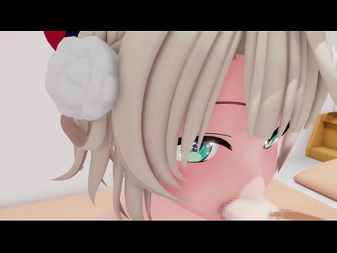 Shigure Ui Blowjob Hentai Facial Cumshot Oral Sex Blonde Girl Mmd 3D Clear Blue Eyes (CLIP)