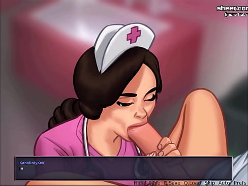 Hot sex with a mature lady and blowjob from a nurse l My sexiest gameplay moments l Summertime Saga[v018] l Part 12