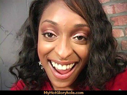 Hot couple having oral sex in gloryhole interracial 29